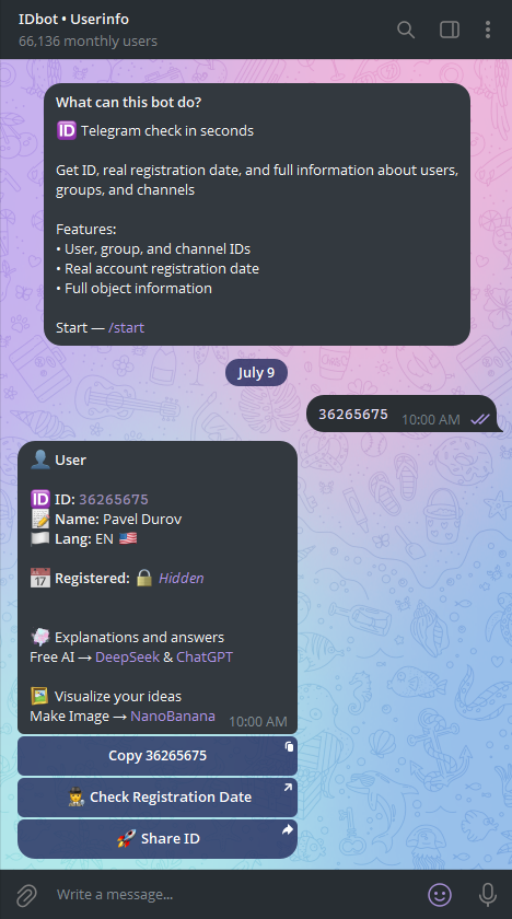 @idbot verification screenshot